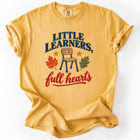 Little Learners Full Hearts Tee in Mustard