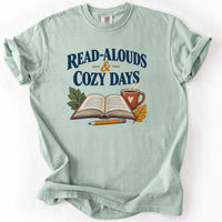 Read-Alouds and Cozy Days Tee in Bay