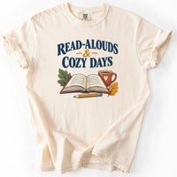 Read-Alouds and Cozy Days Tee in Ivory