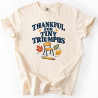 Thankful For Tiny Triumphs Tee in Ivory