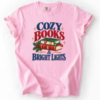 Cozy Books and Bright Lights Tee in Blossom