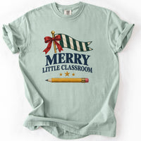 Merry Little Classroom Tee in Bay