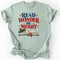 Read Wonder Be Merry Tee in Bay